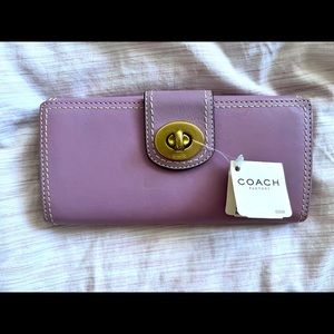 Lavender Coach Wallet